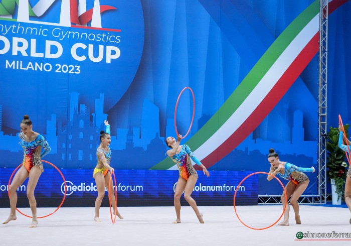 Milano - FIG World Cup Ginnastica Ritmica - AA Squadre (5 cerchi)